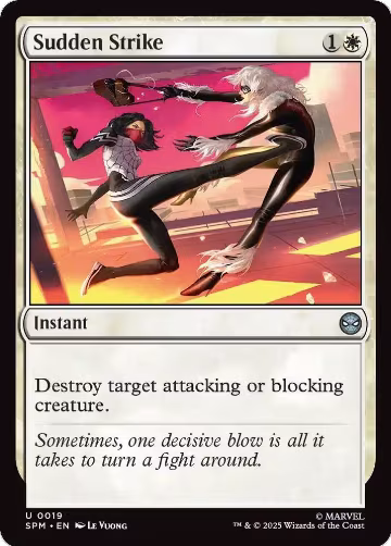 Sudden Strike (19), Marvel's Spider-Man — Magic card price
