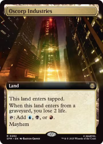 Oscorp Industries (Extended Art) (282), Marvel's Spider-Man — Magic card price