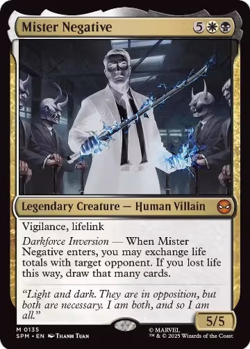 Mister Negative (135), Marvel's Spider-Man — Magic card price