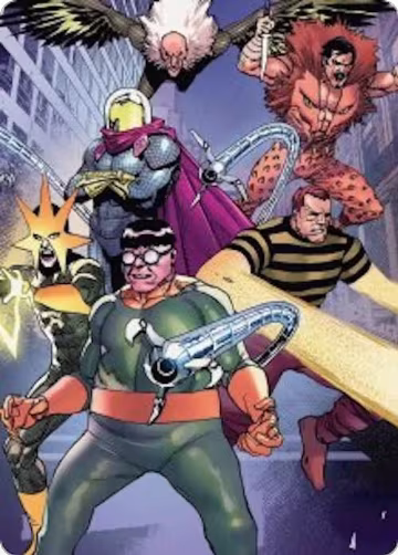 Behold the Sinister Six! Art Card (45/54) (45), Art Series: Marvel's Spider-Man — Magic card price