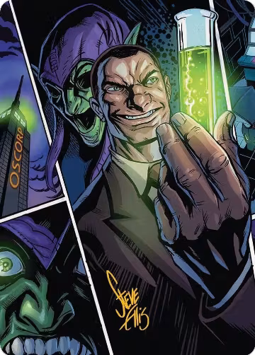 Norman Osborn Art Card (Gold-Stamped Signature) (43), Art Series: Marvel's Spider-Man — Magic card price