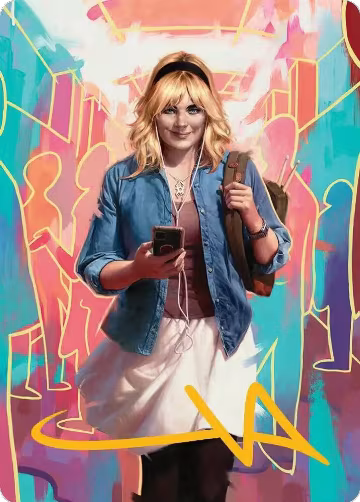 Gwen Stacy Art Card (Gold-Stamped Signature) (13/54) (13), Art Series: Marvel's Spider-Man — Magic card price