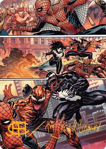 Maximum Carnage Art Card (Gold-Stamped Signature) (46), Art Series: Marvel's Spider-Man — Magic card price