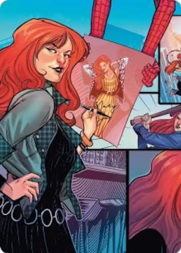 Mary Jane Watson Art Card (50), Art Series: Marvel's Spider-Man — Magic card price