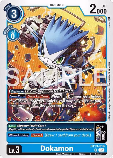 Dokamon (BT23-016 R), Hackers' Slumber — Digimon card price