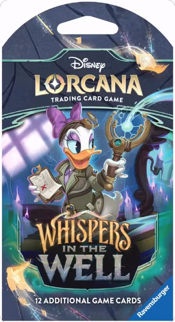 Disney Lorcana: Whispers in the Well Sleeved Booster Pack, Whispers in the Well — Lorcana sealed product price