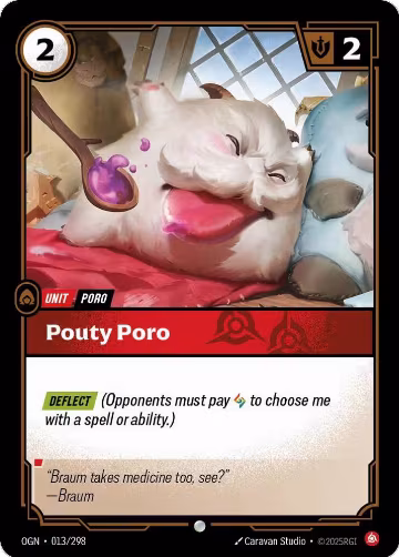 Pouty Poro (013/298), Origins — Riftbound card price