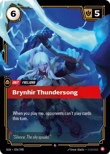 Brynhir Thundersong (026/298), Origins — Riftbound card price