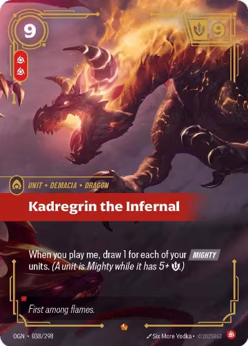 Kadregrin the Infernal (038/298), Origins — Riftbound card price