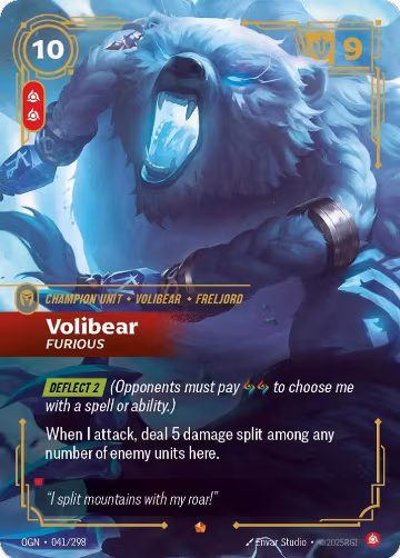 Volibear, Furious (041/298), Origins — Riftbound card price