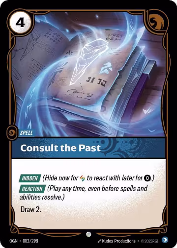 Consult the Past (083/298), Origins — Riftbound card price