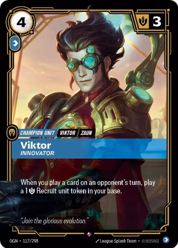 Viktor, Innovator (117/298), Origins — Riftbound card price