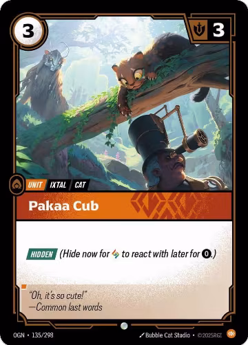 Pakaa Cub (135/298), Origins — Riftbound card price