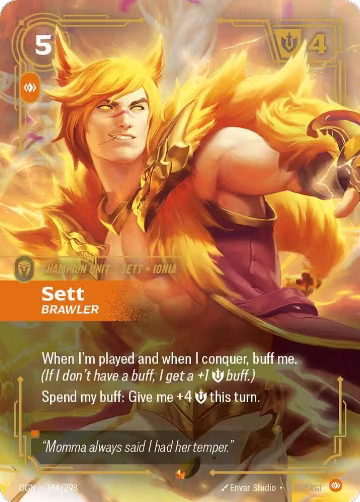 Sett, Brawler (164/298), Origins — Riftbound card price