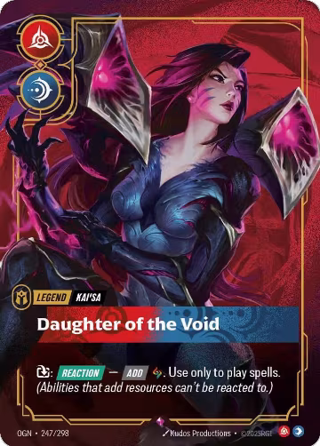Kai'Sa, Daughter of the Void (247/298), Origins — Riftbound card price