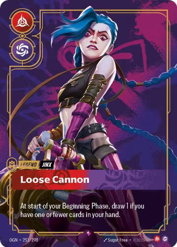 Jinx, Loose Cannon (251/298), Origins — Riftbound card price