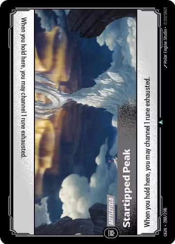 Startipped Peak (288/298), Origins — Riftbound card price
