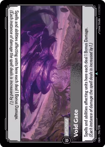 Void Gate (296/298), Origins — Riftbound card price