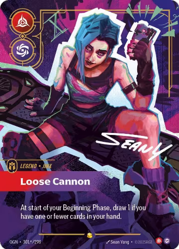 Jinx, Loose Cannon (Signature) (301*/298) — card price