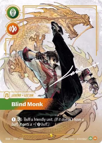 Lee Sin, Blind Monk (Signature) (304*/298) — card price