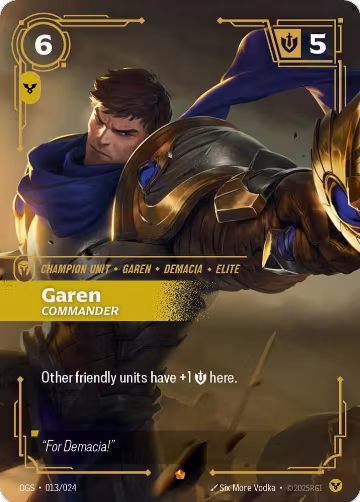 Garen, Commander (013/024), Origins: Proving Grounds — Riftbound card price