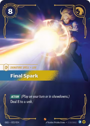 Final Spark (022/024), Origins: Proving Grounds — Riftbound card price