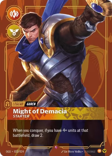 Garen, Might of Demacia (Starter) (023/024), Origins: Proving Grounds — Riftbound card price
