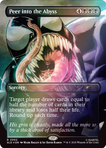 Peer into the Abyss (2002) (Rainbow Foil) (2002), Secret Lair Drop Series — Magic card price