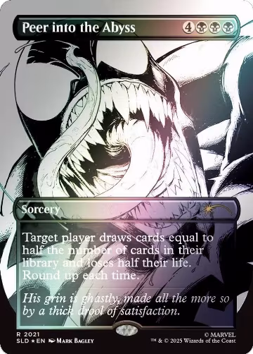 Peer into the Abyss (2021) (Rainbow Foil) (2021), Secret Lair Drop Series — Magic card price