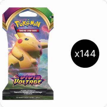 Vivid Voltage Sleeved Booster Case, Vivid Voltage — Pokémon sealed product price
