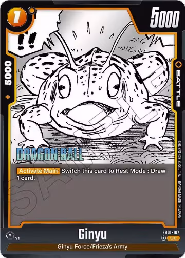 Ginyu - FB01-107 (FB01-107), Manga Booster 02 — DB Fusion card price