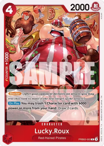 Lucky.Roux (PRB02-003), Premium Booster -The Best- Vol. 2 — One Piece card price