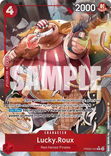 Lucky.Roux (Alternate Art) (PRB02-003), Premium Booster -The Best- Vol. 2 — One Piece card price