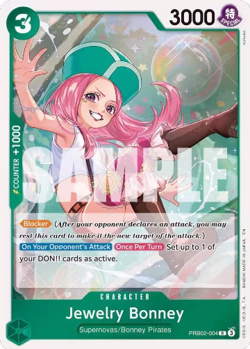 Jewelry Bonney -PRB02-004 (PRB02-004), Premium Booster -The Best- Vol. 2 — One Piece card price