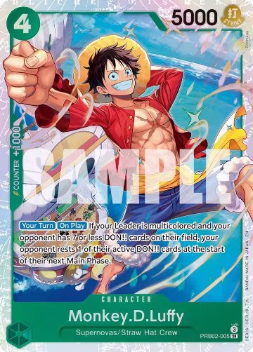 Monkey.D.Luffy - PRB02-005 (PRB02-005), Premium Booster -The Best- Vol. 2 — One Piece card price
