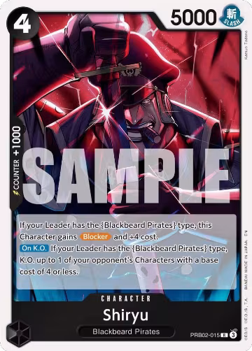 Shiryu (PRB02-015), Premium Booster -The Best- Vol. 2 — One Piece card price