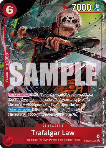Trafalgar Law - PRB02-002 (Alternate Art) (PRB02-002), Premium Booster -The Best- Vol. 2 — One Piece card price