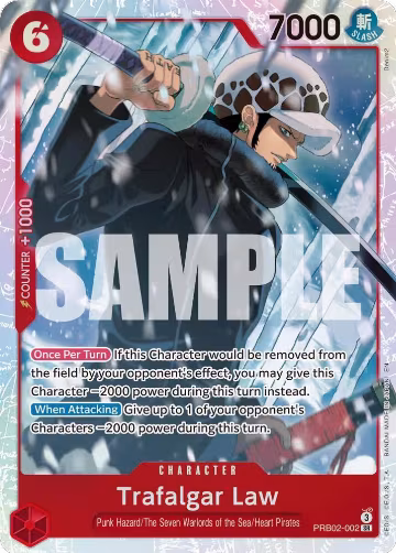 Trafalgar Law - PRB02-002 (PRB02-002), Premium Booster -The Best- Vol. 2 — One Piece card price