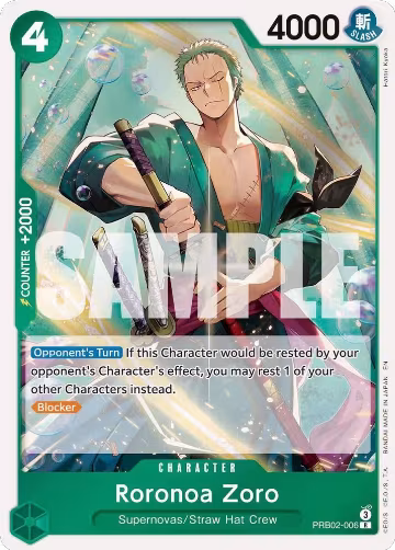 Roronoa Zoro - PRB02-006 (PRB02-006), Premium Booster -The Best- Vol. 2 — One Piece card price