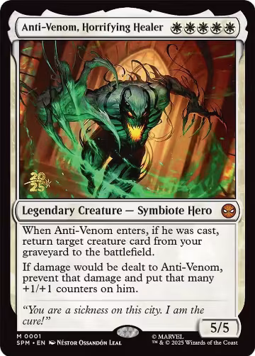 Anti-Venom, Horrifying Healer (1), Prerelease Cards — Magic card price