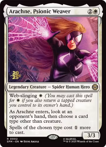 Arachne, Psionic Weaver (2), Prerelease Cards — Magic card price