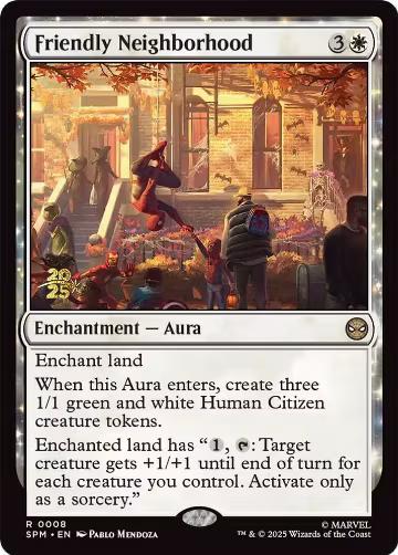 Friendly Neighborhood (8), Prerelease Cards — Magic card price