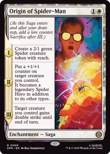 Origin of Spider-Man (9), Prerelease Cards — Magic card price