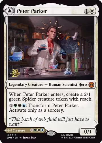 Peter Parker (10), Prerelease Cards — Magic card price