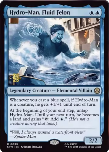 Hydro-Man, Fluid Felon (33), Prerelease Cards — Magic card price