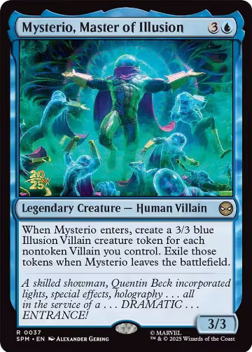Mysterio, Master of Illusion (37), Prerelease Cards — Magic card price