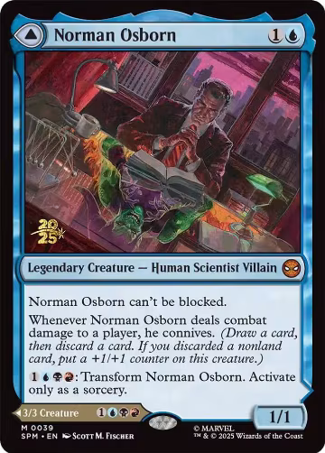 Norman Osborn (39), Prerelease Cards — Magic card price