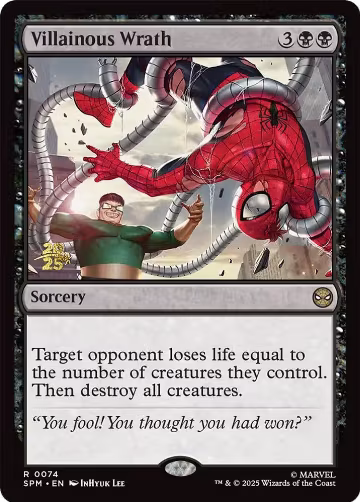 Villainous Wrath (74), Prerelease Cards — Magic card price