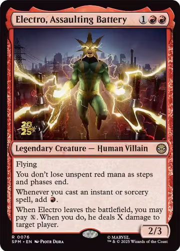 Electro, Assaulting Battery (76), Prerelease Cards — Magic card price