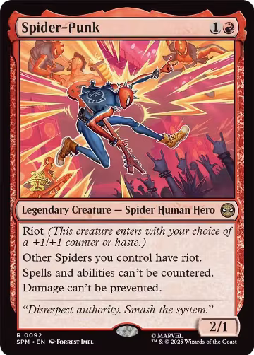 Spider-Punk (92), Prerelease Cards — Magic card price